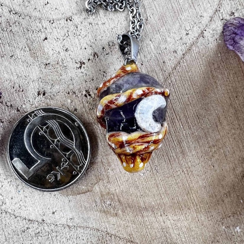 Autorský šperk s ametystem pro klid a harmonii