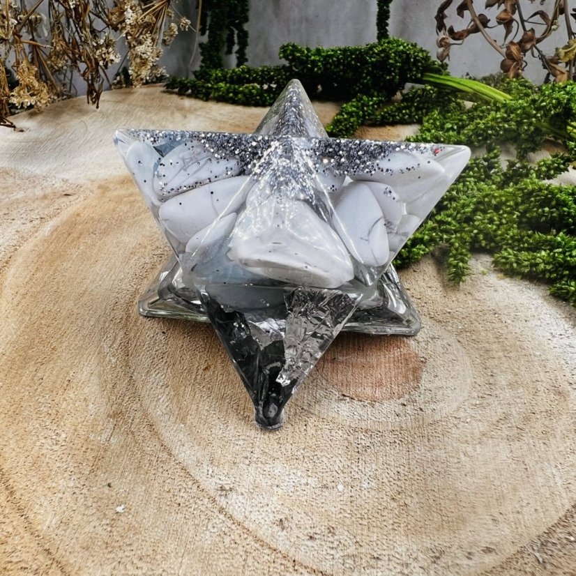 Orgonite merkaba - communication, courage, release