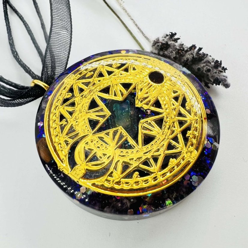 Orgonitový talisman - Tanec slunce a měsíce