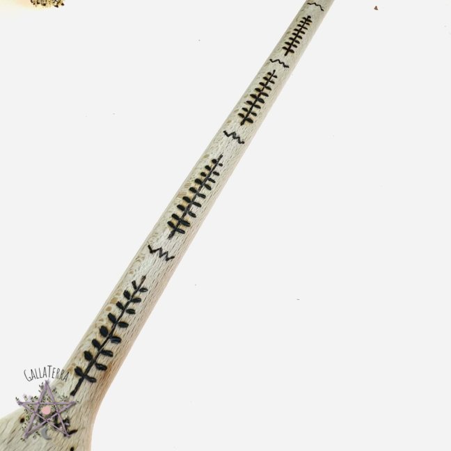Magic wooden spoon - protorunes - large