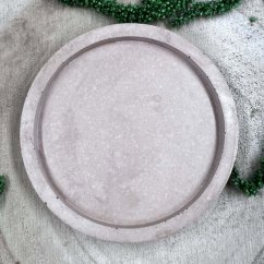 Magická podložka pod svíčku - malá - terracota