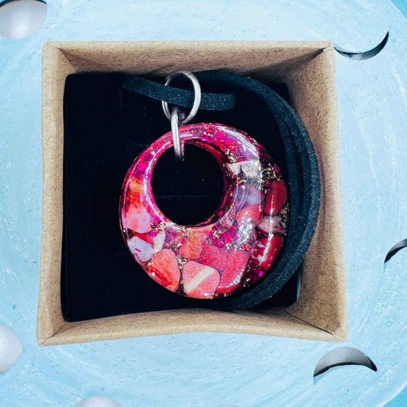 Orgonitový přívěšek / amulet / talisman - překonání překážek a odvahu