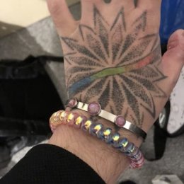 Minimalistický orgonitový náramek s kunzitem