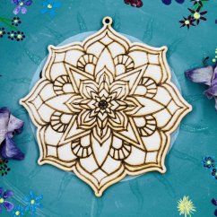 Dřevěná omalovánka – Mandala Dagmar