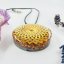 Orgonitový šperk / amulet / talisman s květem - Krásy západu slunce