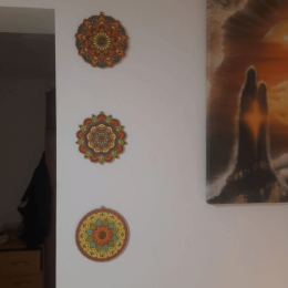 Vykreslené mandaly paní Dagmar