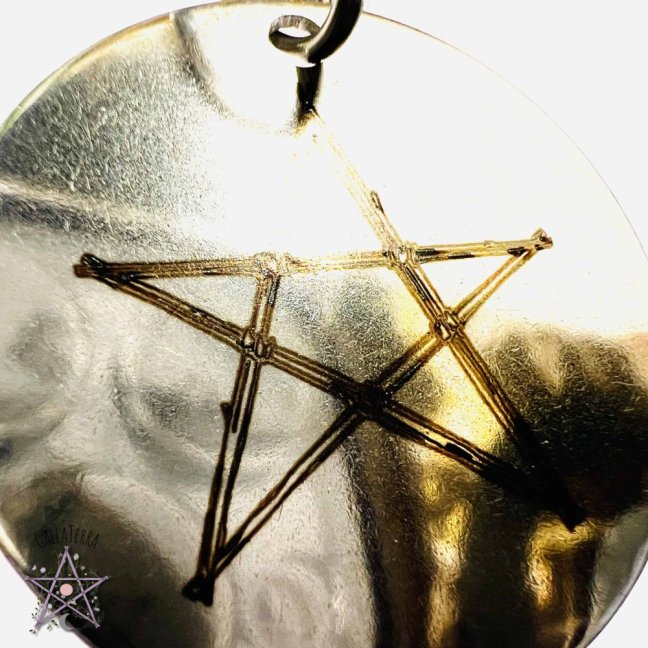 Author's necklace - Pentagram - strength and protection