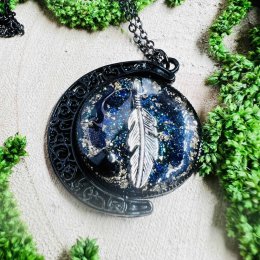 Orgonitový náhrdelník s půlměsícem - inspirace, životní energie