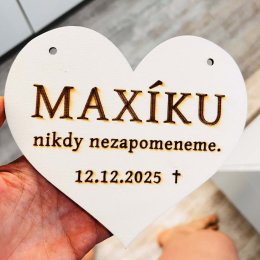 Vzpomínka na zesnulého mazlíčka - truhlářská překližka 3mm