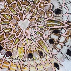 Energetický minerální obraz - Mandala pro lásku a vášeň Energetický minerální obraz - Mandala pro lásku a vášeň