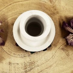 Svícen na dlouhou tenkou svíci - celočakrový Svícen na dlouhou tenkou svíci - celočakrový