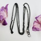 Černý řetítek z chirurgické oceli