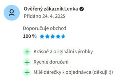 Recenze zákaznice
