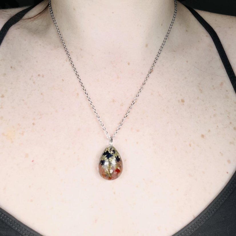 Orgonite necklace - agate - joy, protection