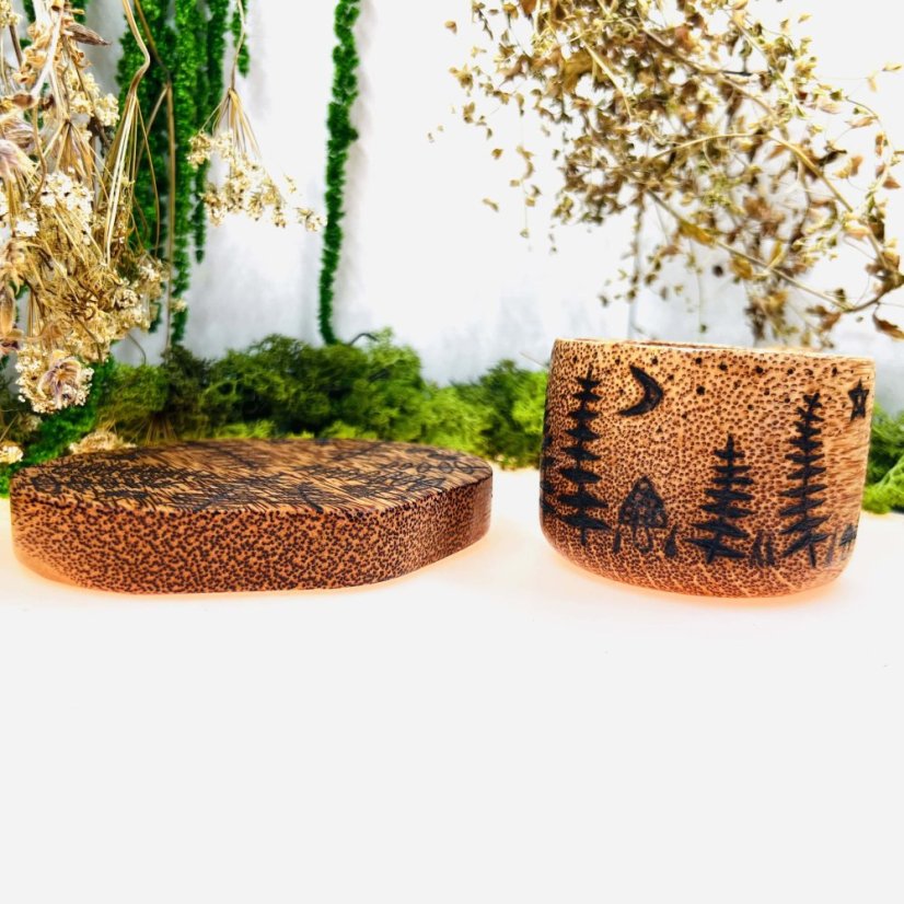 Kokosová kuksa - kouzelný les - malá