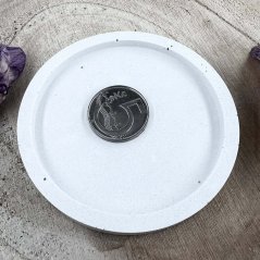 Magická podložka pod svíčku - malá - bílá Magická podložka pod svíčku - malá - bílá