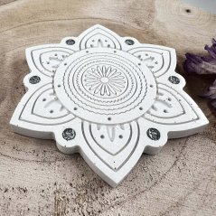 Magical candle coaster - mandala for harmony