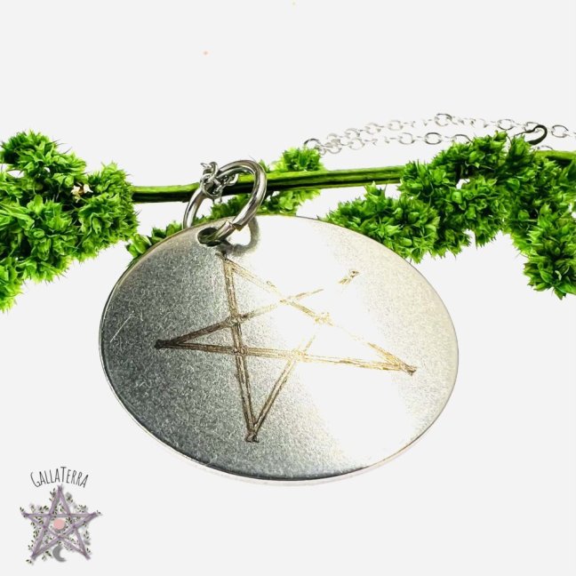 Author's necklace - Pentagram - strength and protection