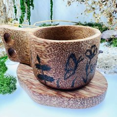 Kokosová kuksa - louka a motýli - 120ml